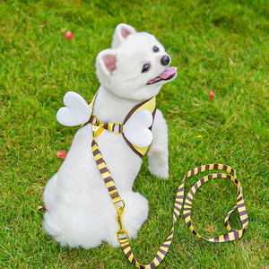 Arnés de Paseo para Mascotas Pequeñas, Gatos, Perros, Cachorros, Chaleco Ajustable a Prueba de Escape, Cómodo Diseño Británico de Poliéster - Product Image 5