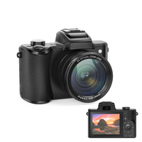 Appareil photo hybride portable à double objectif pour les passionnés de plein air, vidéo 5K, zoom optique 5x, écran tactile, autofocus, style rétro