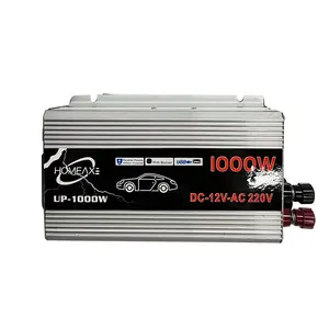 Inversor de energia, fora da grade senoidal pura dc 12v24v 1000w ac 110v/220v acampamento ao ar livre inversor de carro