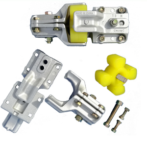 Acoplamiento de unión flexible de aluminio para sistema de riego de pivote central, con estructura de engranajes, 7/8 3/4, diámetro de orificio de 100 mm - Product Image 1