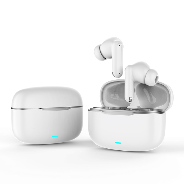ANC + ENC Noise Cancelling In-Ear IPX-4 Waterproof TWS Earbuds V6.0 20+ Hours Playtime LED 4 Mics Low Latency Type-C Lightweight