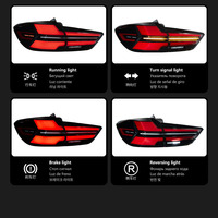 Feux de voiture LKS pour BMW X6 F16 F86 2014-2020, nouveaux feux arrière LED 12V, feux de freinage, feux stop, accessoires automobiles