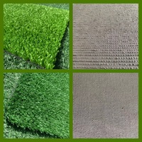 Tapis d'herbe décoratif extérieur artificiel Faux gazon en céramique Toit de terrain de football Balcon Isolation Ingénierie du boîtier