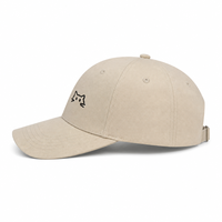 Casquette de baseball personnalisable en polyester/coton avec impression en relief pour événements scolaires - Unisexe adulte