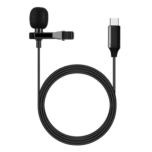 High Quality Wired Lavalier Lapel Microphone for Outdoor Interview & DJI Action3/4/5Pro Sport Camera for Conference & Recording