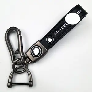 3D брелок для ключей с логотипом автомобиля, оптовая продажа, металлическая кожа, брелок для ключей с логотипом на заказ, тиснение, печать, лазерная гравировка