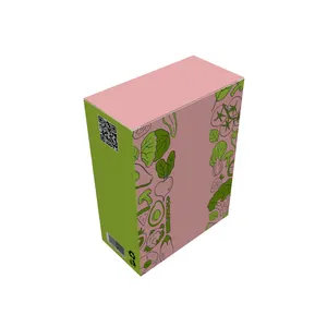 Milieuvriendelijke Op Maat Gemaakt Wit Karton Kartonnen Geschenkverpakking, Dozen Met Etalage Voor Automatische Pop-Up Taart Cupcakes/