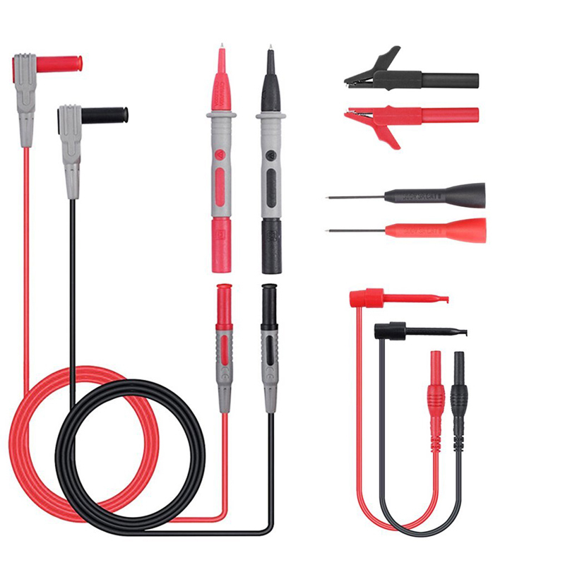 BC5570221Alligator clip Micro hook wire Test probe Multimeter probe kit Test leads set
