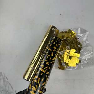 2024 lamina metallica Popper fiori Confetti festosi di <span class=keywords><strong>compleanno</strong></span> e festa di nozze cannoni per natale e Halloween - Product Image 3