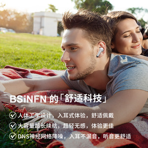 Audífonos Inalámbricos Bsinfen con Pantalla Táctil, Bluetooth 5.4, Resistentes al Agua IPX5, Sonido de Alta Calidad - Product Image 3