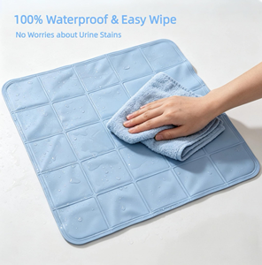 Hot Sale High Absorption Top Waterproof Safe Easy Carry and Clean Summer Pet <b>Cooling</b> Mat Pet Mat <b>Pad</b> - Product Image 4
