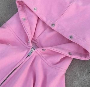 Felpe <span class=keywords><strong>con</strong></span> Cappuccio Personalizzate da Donna, <span class=keywords><strong>Felpa</strong></span> Designer <span class=keywords><strong>con</strong></span> <span class=keywords><strong>Zip</strong></span> e Cappuccio in Pelliccia - Product Image 4