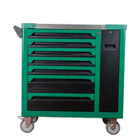 Armoire à outils roulante robuste à 7 tiroirs, personnalisable OEM, avec porte latérale, chariot à outils en métal pour garage