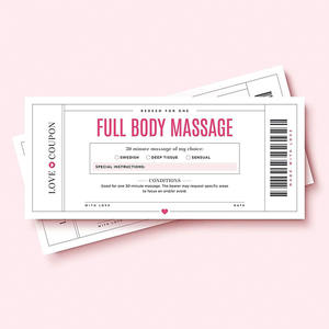 Tarjetas de <span class=keywords><strong>regalo</strong></span> de cumpleaños de aniversario de San Valentín únicas Cupón de día de San Valentín Cupones de cupón de amor <span class=keywords><strong>para</strong></span> él o ella - Product Image 1