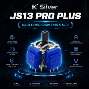 Stick analogique à résistance électromagnétique TMR K-Silver JS13 Pro Plus pour manettes XBOX, <span class=keywords><strong>Switch</strong></span> Pro, PS4, PS5 - JS13 PRO+ - Product Image 1