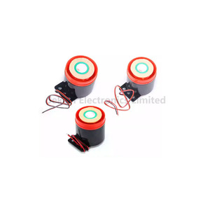 Alarma Sonora Activa de Alto Decibelio, Bocina de 55 dB, DC12V 24V 220V - Product Image 1