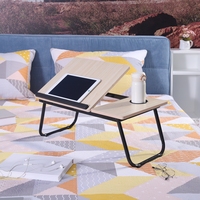 Économisez de l'espace Bureau debout pliable Ordinateur portable Petit-déjeuner pliant dans la table de lit