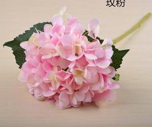 Party Supplies <strong>Artificial</strong> <strong>Hydrangea</strong> Flower Head 47cm Single Real Touch <strong>Hydrangeas</strong> for Wedding Centerpieces Home Flower - Product Image 2