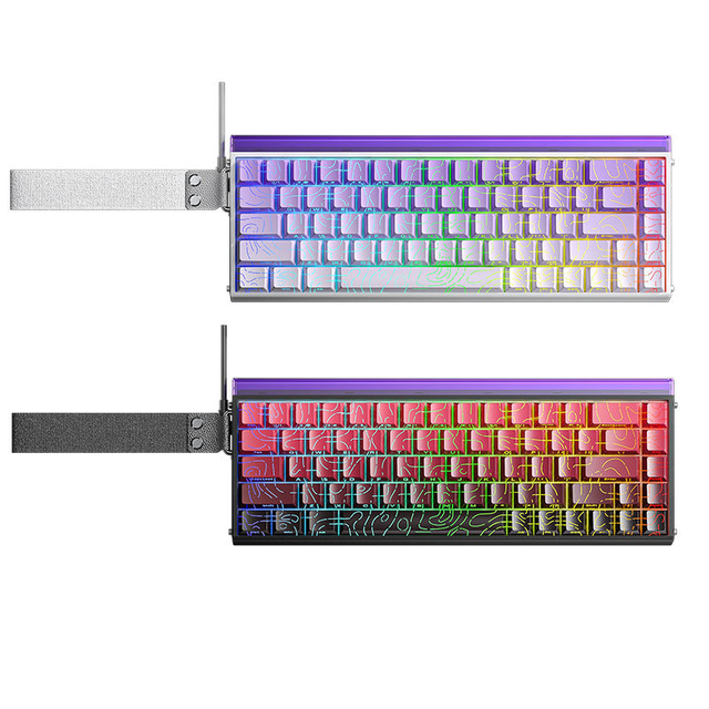 Aula Hero68 HE Professional 2.4Ghz Wireless Mechanical Gaming Keyboard 68-Key Layout USB Magnetic Switches 7-RGB PBT Plug&Play
