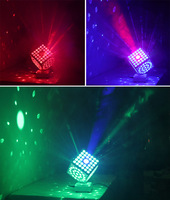 Nueva Llegada de Rigeba, Luz LED de Alta Potencia para Discoteca, DJ, KTV, Tubo Mágico Giratorio Cuadrado