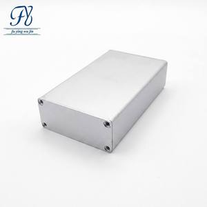 Boîtier de contrôle en aluminium extrudé blindé EMI 50,5*21mm, anodisé sur mesure, IP54, pour routeur réseau 5G, télécommunications, <span class=keywords><strong>Ethernet</strong></span>, fibre - Product Image 1