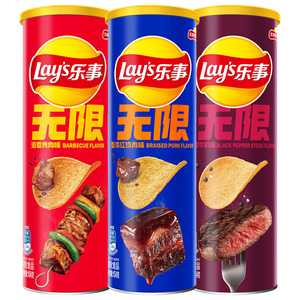 104G mới layss đóng hộp khoai tây chiên om thịt lợn Hạt tiêu đen bít tết hương vị kỳ lạ khoai tây chiên đồ ăn nhẹ - Product Image 5