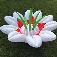Modèle de décoration de fête sur le thème des fleurs gonflables de haute qualité, personnalisable, grandes formes gonflables sur mesure