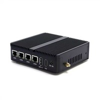 Petit 12th 4 Intel 2.5G LAN Mini PC industriel N100 J6426 ordinateur sans ventilateur pour pare-feu/Liunx/Pfsense/Ubutun/Opense