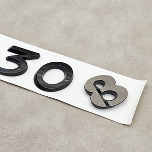 Numeri 3D in ABS Autoadesivi 206 207 301 307 <span class=keywords><strong>308</strong></span> 408 508, <span class=keywords><strong>Logo</strong></span> Emblema Adesivo per Bagagliaio Posteriore Auto, Badge Decalcomania per Accessori Peugeot - Product Image 5