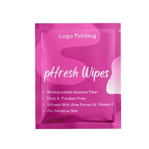 Vaginal Wipes for Women Single Pack Feminine PH Balanced Flushable Wipes