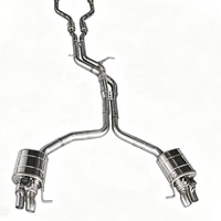 Knalpot Performa Tinggi RVE Audi RS4/RS5 B8.5 4.2L 2012-2016 Pipa SS304 Muffler Racing Sport Sistem Knalpot Valvetronic