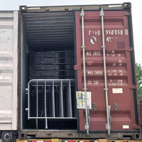 Clôture temporaire portable en fer galvanisé soudé, clôture mobile économique pour événements, certifiée ISO/CE, durable