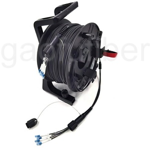 Enrouleur de câbles à fibre optique déployable sur le terrain avec câble de raccordement tactique blindé à fibre optique pour les événements en direct - Product Image 3