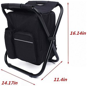 3 in 1 <strong>Cooler</strong> <strong>Backpack</strong>, Foldable Fishing Chair, Portable <strong>Backpack</strong> Chair With Fabric <strong>Cooler</strong> Bag - Product Image 3
