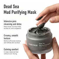 Vente en gros de masque de boue de la mer Morte avec extrait de calendula, huile d'amande, nettoyage en profondeur, traitement des pores pour le visage