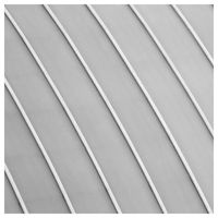 Plafond suspendu décoratif linéaire en aluminium, panneaux linéaires extensibles, plafonds perforés, plafond à lattes métalliques de qualité
