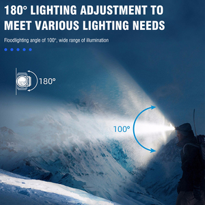 <span class=keywords><strong>Linterna</strong></span> <span class=keywords><strong>Frontal</strong></span> LED <span class=keywords><strong>BORUiT</strong></span> Factory Adventure Hunting de 850LM, Impermeable, Alcance de 100M, Batería 18650 Recargable - Product Image 5