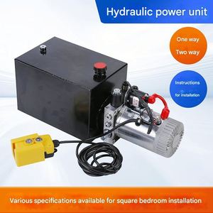 Mini groupe hydraulique 2000 psi 12, pompe à double action avec engrenages inclus pour la construction, l'agriculture, les machines agricoles et les déneigeurs - Product Image 3