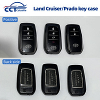 Coque de clé télécommande intelligente 2, 3 ou 4 boutons pour voiture LC150 LC200 – Boîtier de clé haut de gamme modifié