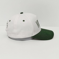 Gorra de Béisbol Personalizada de Dos Tonos, 5 Paneles, 100% Algodón, Venta al Por Mayor Directa de Fábrica, Logotipo Bordado a Mano Personalizado