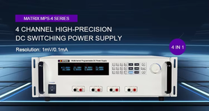 Fuente de Alimentación Programable de CC MATRIX MPS-4 Serie 4CH Quad 600W/1200W/720W, 91% de Eficiencia, Protección Contra Sobrecargas, AC220V, 3 Años de Garantía - Product Image 3