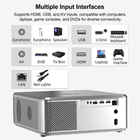 Vente en gros OEM ODM, projecteur portable Android 750 lumens 1080P, équipements de présentation, projecteur vidéo, projecteur de films portable