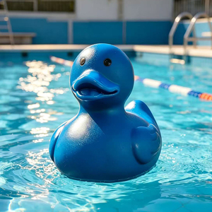 Patitos de Goma Blancos Personalizados de <span class=keywords><strong>5</strong></span> cm (2 Pulgadas) - Juguetes de Baño de Goma Suave, Admite Personalización por Moldeo por Inyección - Product Image 3