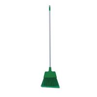 Balai vert en PP+PET pour intérieur, adapté aux animaux domestiques, avec long manche pour le nettoyage des sols et des pelouses à la maison