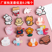 Produsen Pin Akrilik Kustom Pin Akrilik Glitter Transparan Lencana Pin Akrilik Bentuk Kustom Kartun Lucu Anime Kpop Gantungan Rantai Akrilik