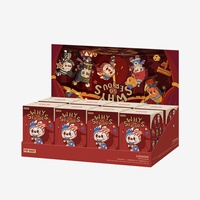Popmart Serie Serious, Cajas Sorpresa con Colgantes de Peluche de PVC, Set de 8 Cajas, 100% Genuino, Escala 1/72, Lindo Regalo Sorpresa