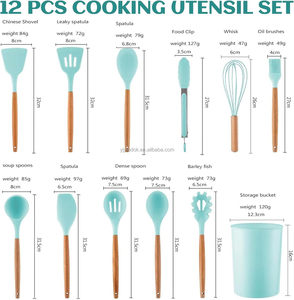 Chịu nhiệt đồ dùng nhà bếp <span class=keywords><strong>Silicone</strong></span> nấu ăn đồ dùng thiết lập không dính <span class=keywords><strong>Silicone</strong></span> nấu ăn công cụ - Product Image 3