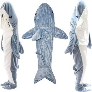 Pyjama <span class=keywords><strong>Kigurumi</strong></span> requin cosplay, pyjama bleu pour garçon, pyjama requin, sac de couchage à capuche, pyjama adulte, combinaison de pyjama - Product Image 2