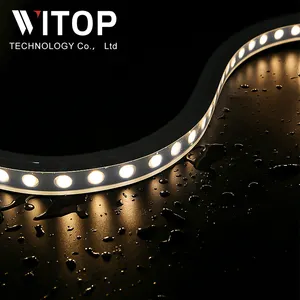 Esnek LED silikon duvar yıkayıcı ücretsiz bükme su geçirmez IP65 DC24V Led şerit duvar yıkayıcı ışık