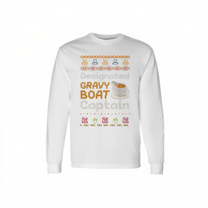 T-shirt à manches longues et Polo promotionnel « Thanksgiving Captain » avec motif dinde et bain de sauce - Product Image 2